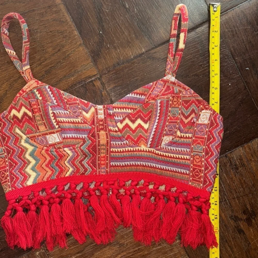 Geometric Aztec Fringe cider matching set